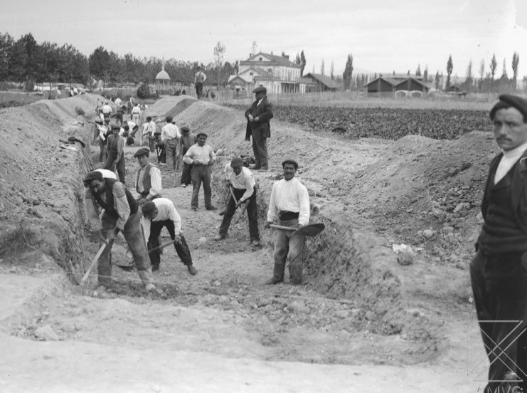 Obras en las proximidades de Vitoria