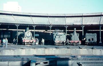 Deposito de Málaga, octubre de 1966, foto : 