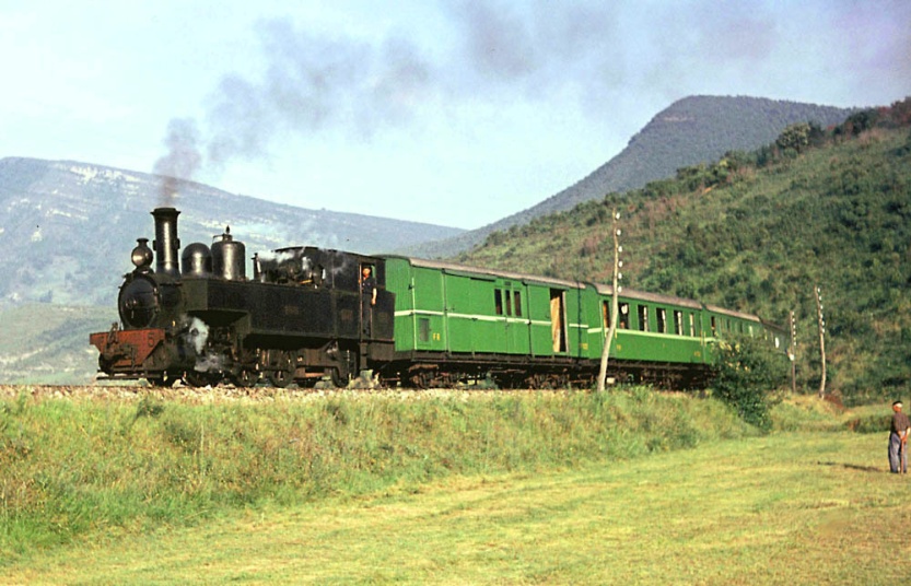 Tren correo con la nº 5 "Vizcaya"