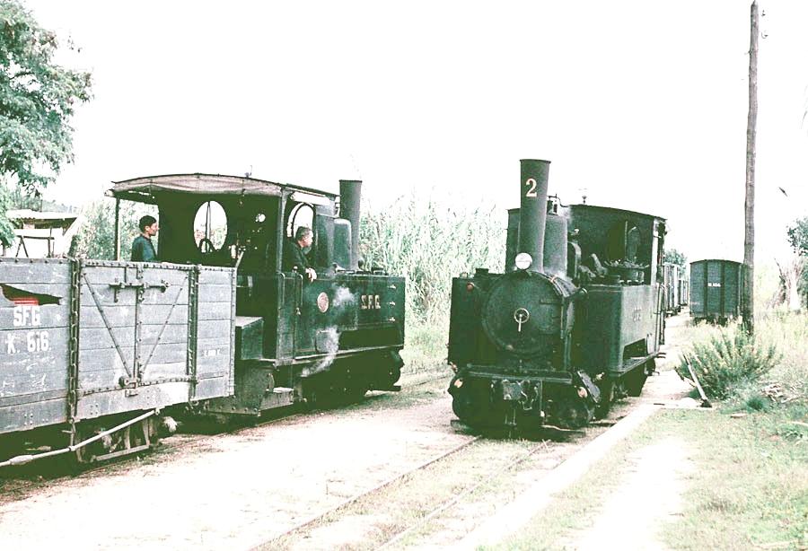 cruce de las locomotoras nºs 2 y 1, 