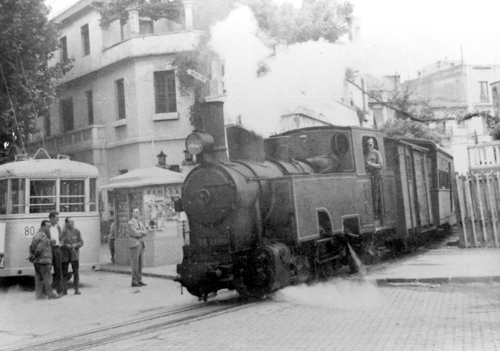 Locomotora ex Palamós-Gerona-Bañolas, ascendente a Onda