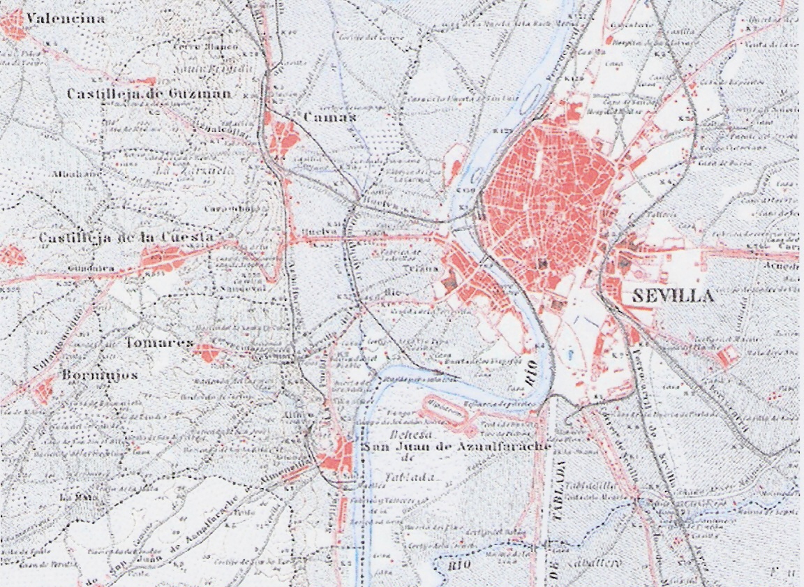 Plano de situacion del embarcadero , junto a Camas