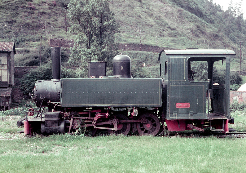 Minas de Aller , locomotora nº 8, mayo 1965, 