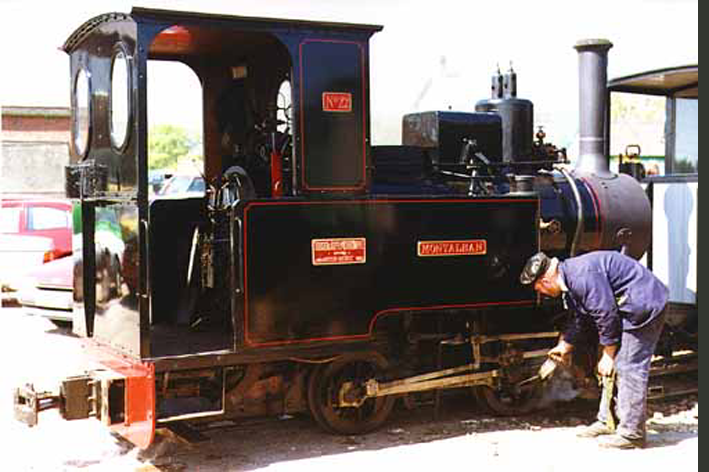 Locomotora nº22 "Montalban" en Inglaterra