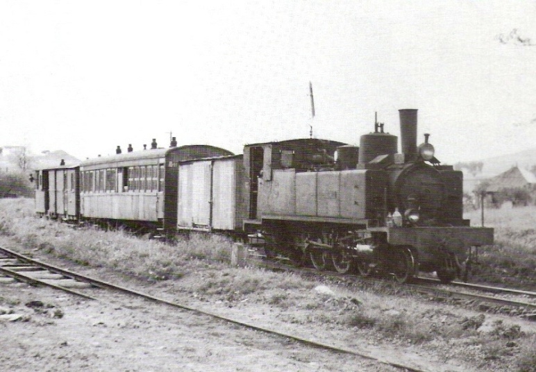 Locomotora nº 21 en Peñarroya