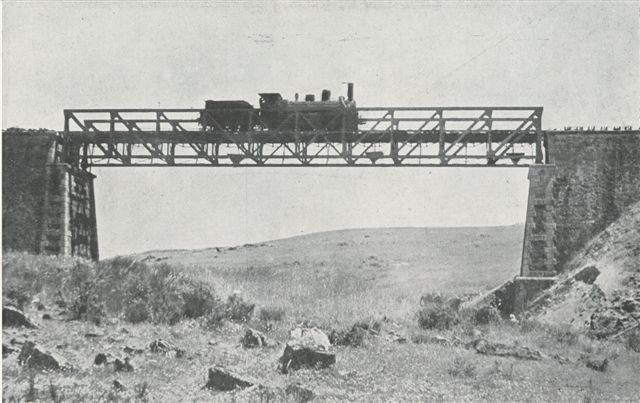 Viaducto de Moriano, sustituido en 1954, foto. Jose Ramon Manzano