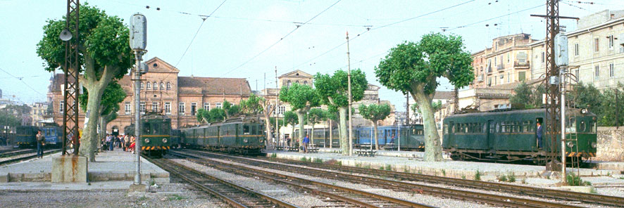 Panoramica de la estacion de Santa Monica , Pont de Fusta