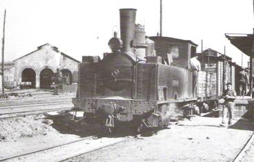 Estacion de Peñarroya, septiembre 1963, foto Trevor Rowe