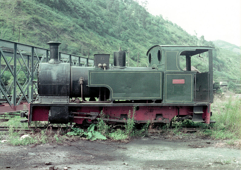 Minas de Aller, locomotora nº 12, mayo 1965, 