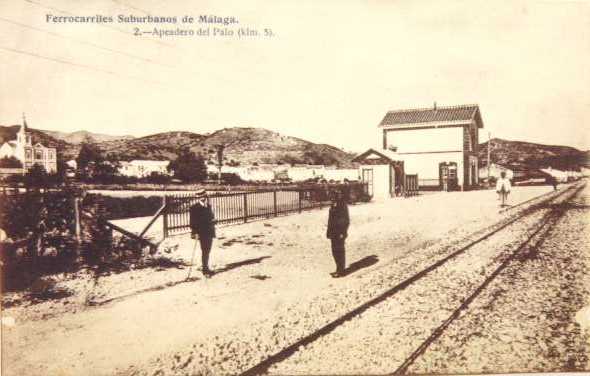 Suburbanos de Malaga, apeadero de El Palo, 