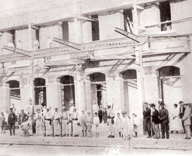 Construcción de la estación de Carcagente