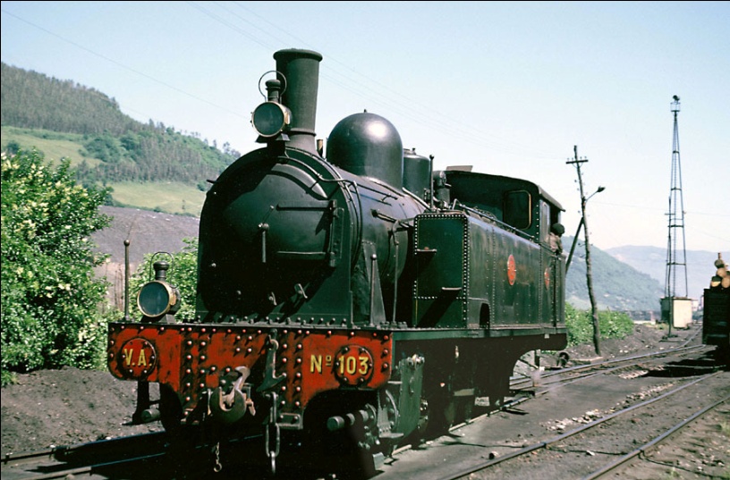 Locomotora 103, rodaje 141T, Saint Leonard , junio 1964, 