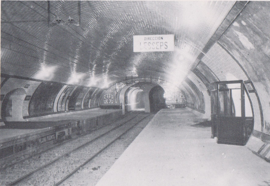 Estacion de Lesseps, fotografo desconocido