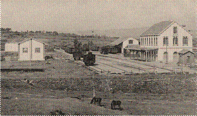 Estacion de Ferrol, año 1908, fondo Buxa