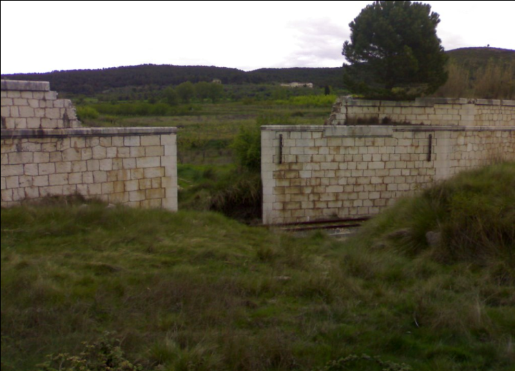 Estribos del puente