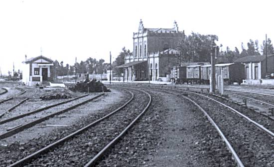 Panoramica de la estación de San Juan del Puerto , Fondo: Jose Luis Manzano Barredo