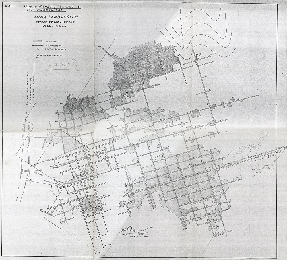  Planos de Mina Andresita - Mequinenza