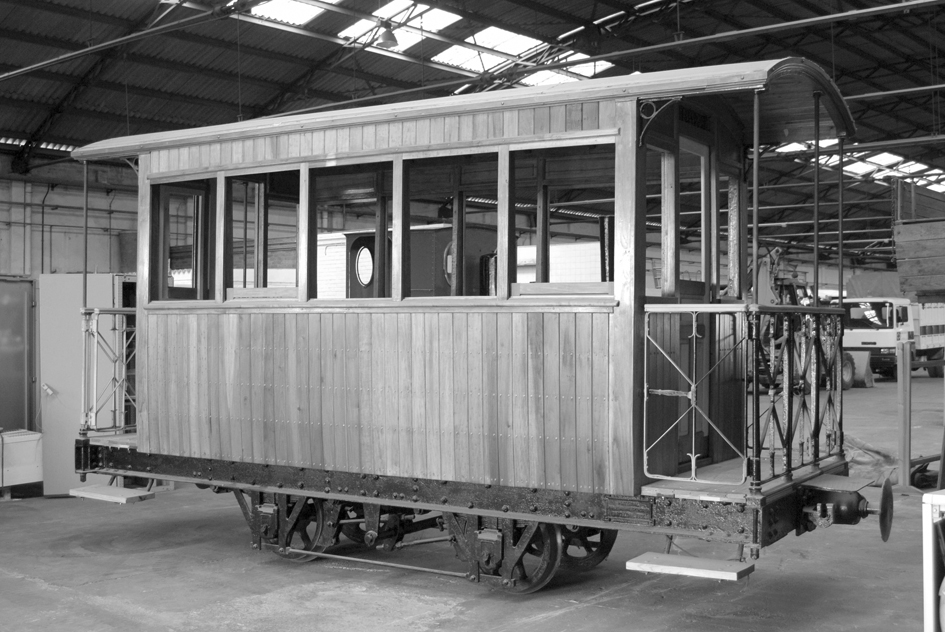 Coche restaurado, por la Asociacion para la Preservacion Industrial