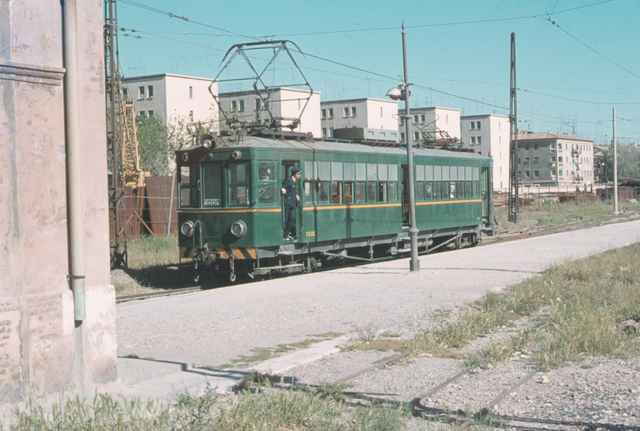 Automotora en el Grao de Valencia