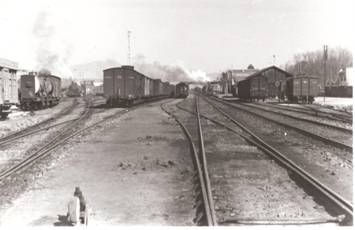 Estacion de Castellon, Playas de mercancias, foto Jose Sanchez