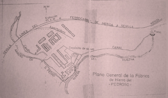 o de las instalaciones ferroviarias del El Pedroso , publicacion Nicolás Salas