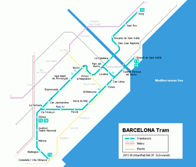 Plano del Tambesós